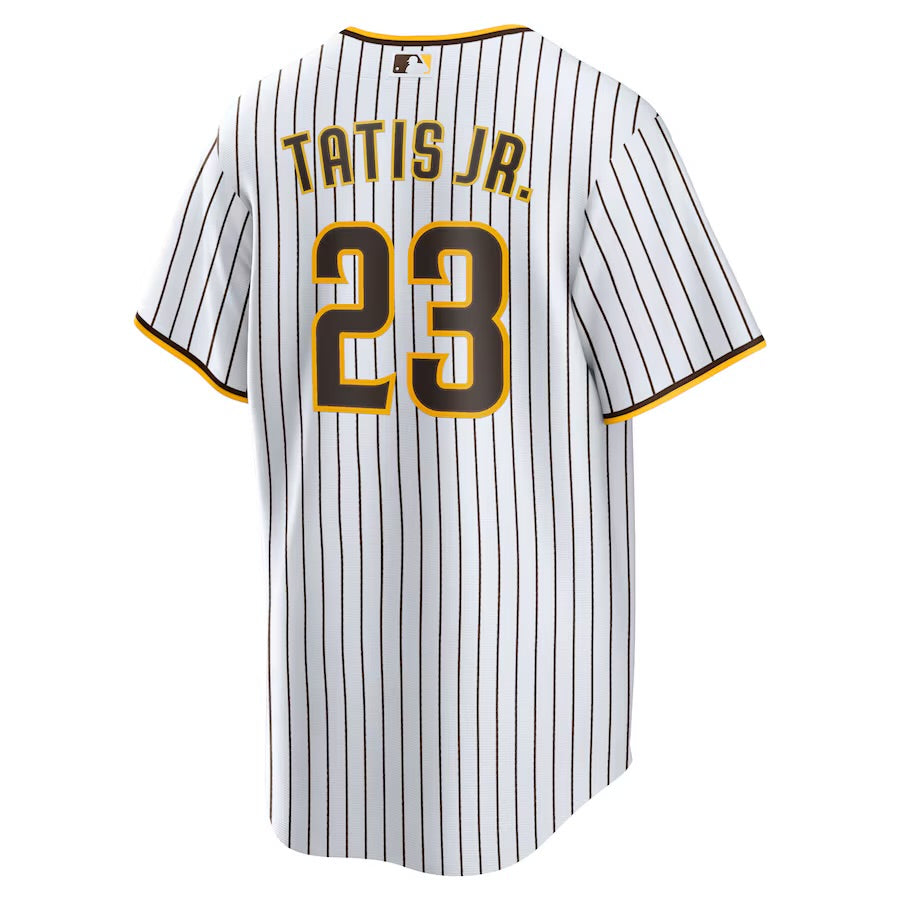 CASACA SAN DIEGO PADRES MLB TATIS JR 23 BLANCA VERSIÓN FAN
