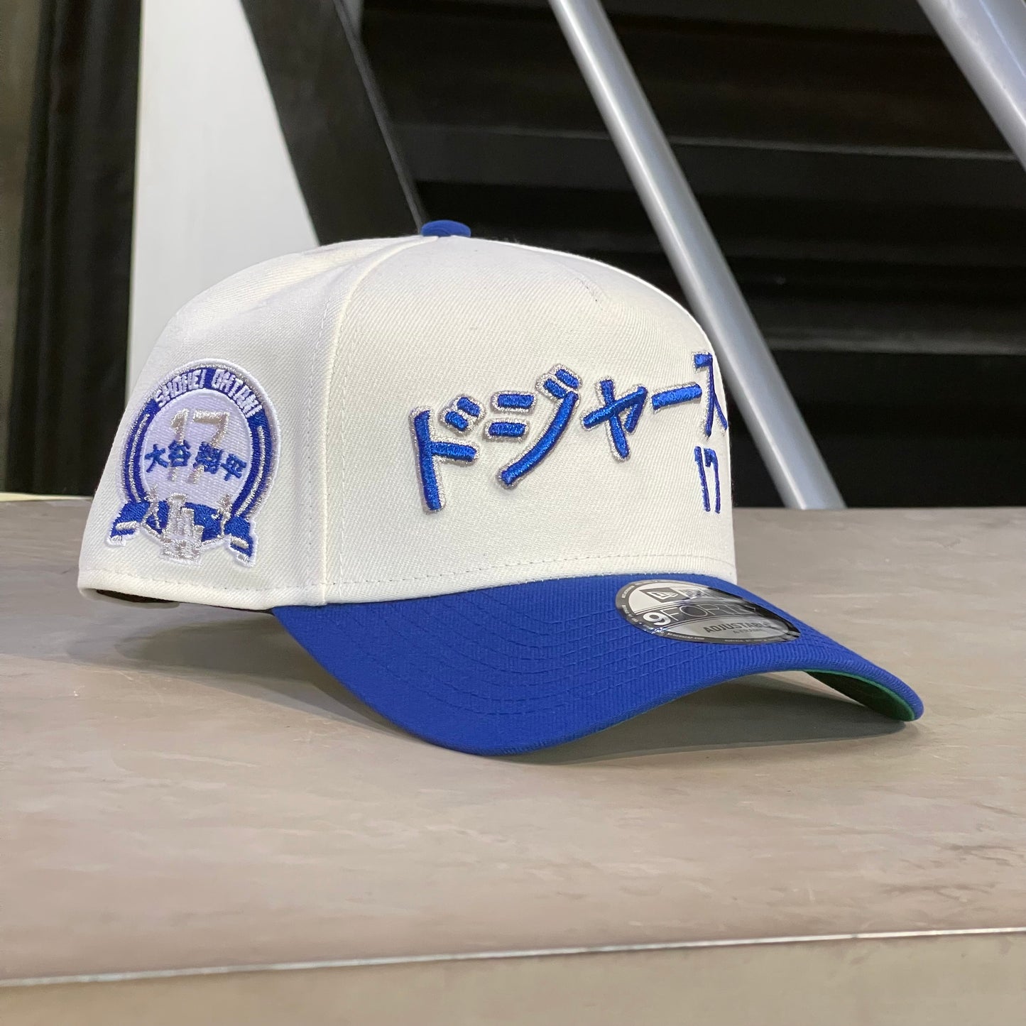 DODGERS 17 OHTANI OFF WHITE BLUE 9FORTY