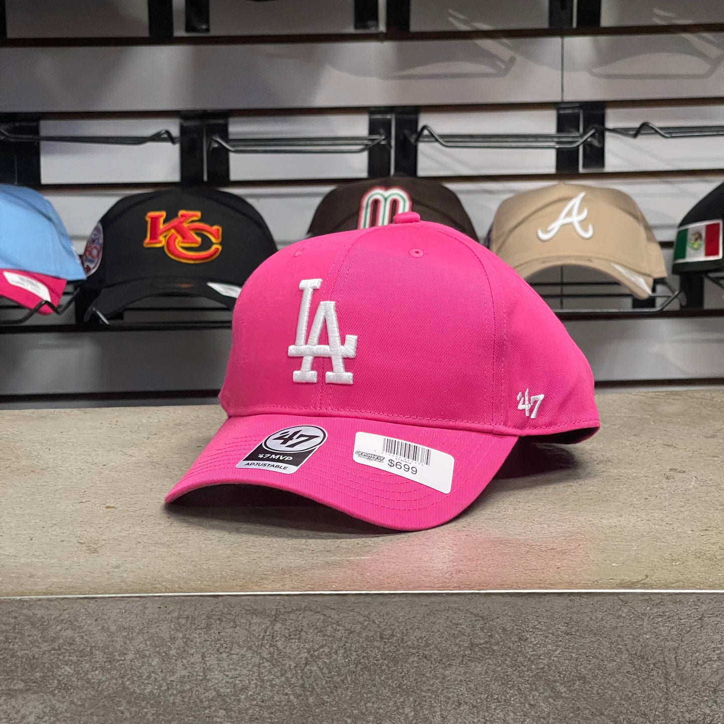 47BRAND LOS ÁNGELES DODGERS ROSA FIUSHA