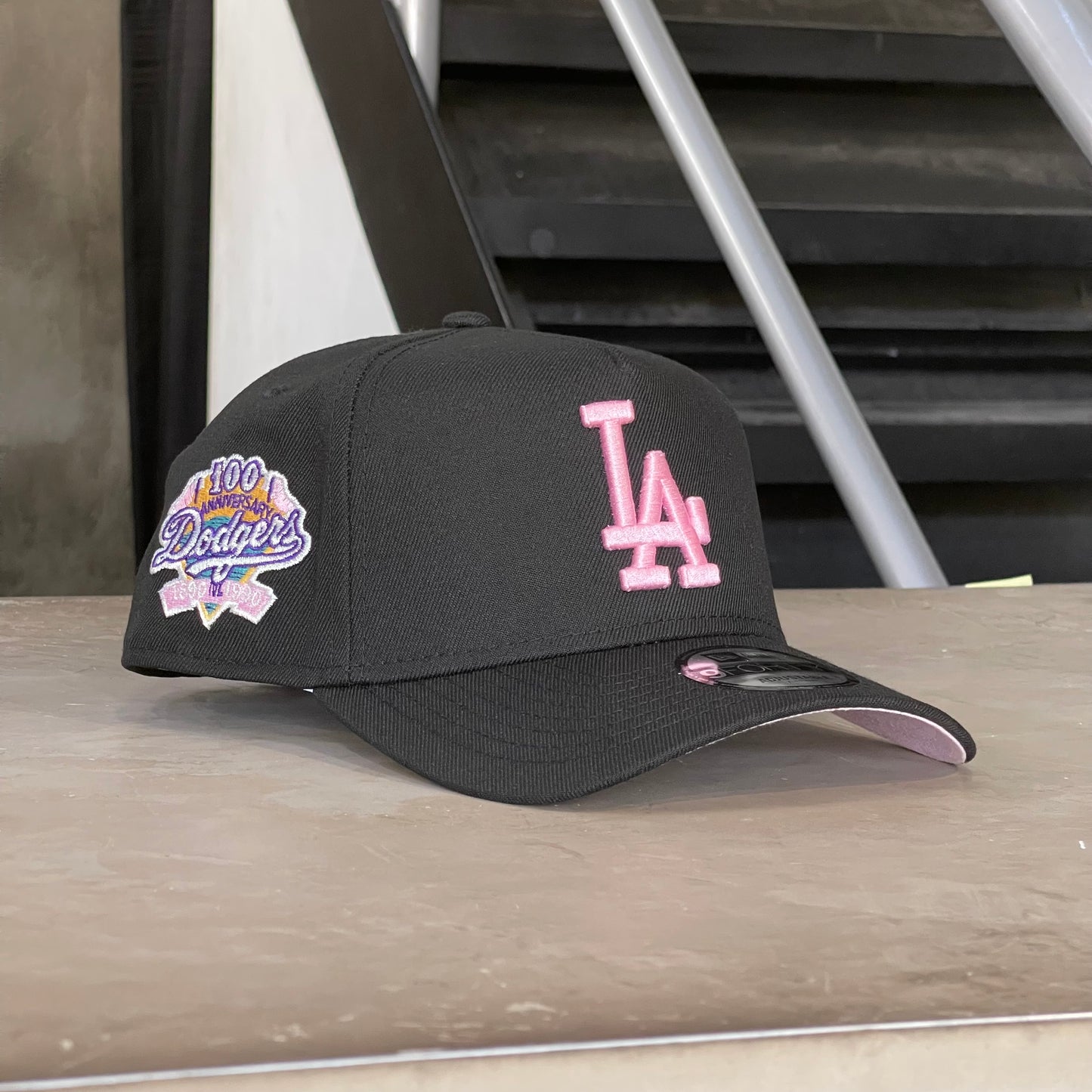 LOS ÁNGELES DODGERS 100 ANNIVERSARY PINK 9FORTY AJUSTABLE