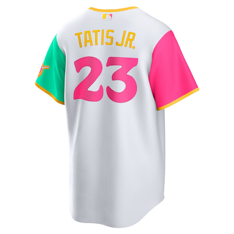 CASACA SAN DIEGO PADRES MLB TATIS JR 23 CITY CONNECT VERSIÓN FAN