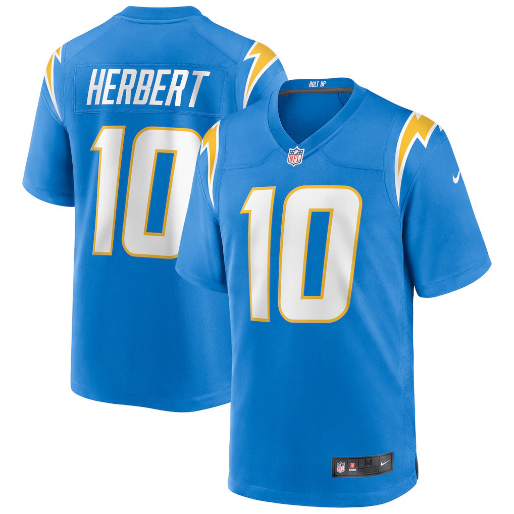 NFL LOS ÁNGELES CHARGERS “HERBERT 10” ON FIELD