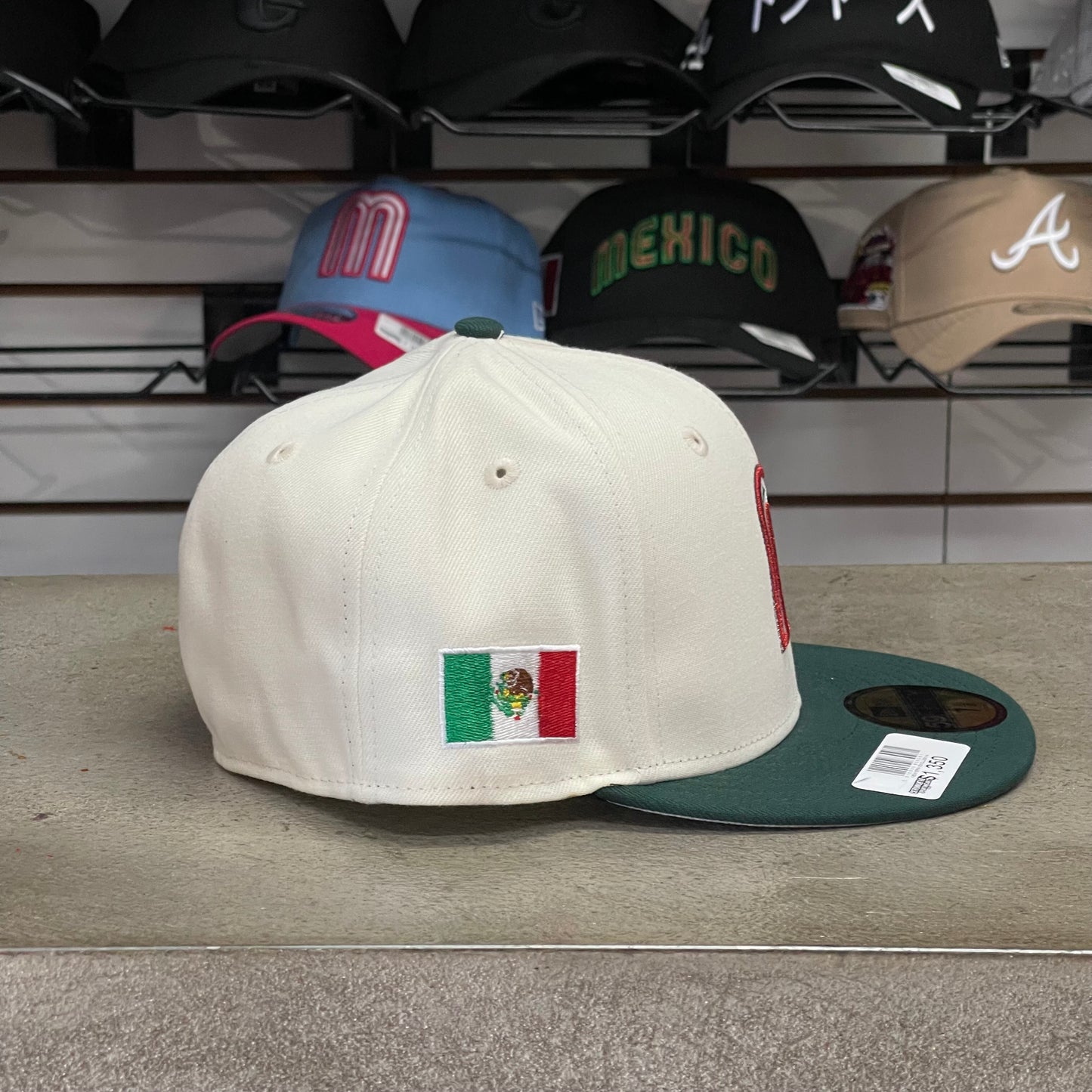 SELECCIÓN DE BÉISBOL MÉXICO OFF WHITE VERDE EXCLUSIVA