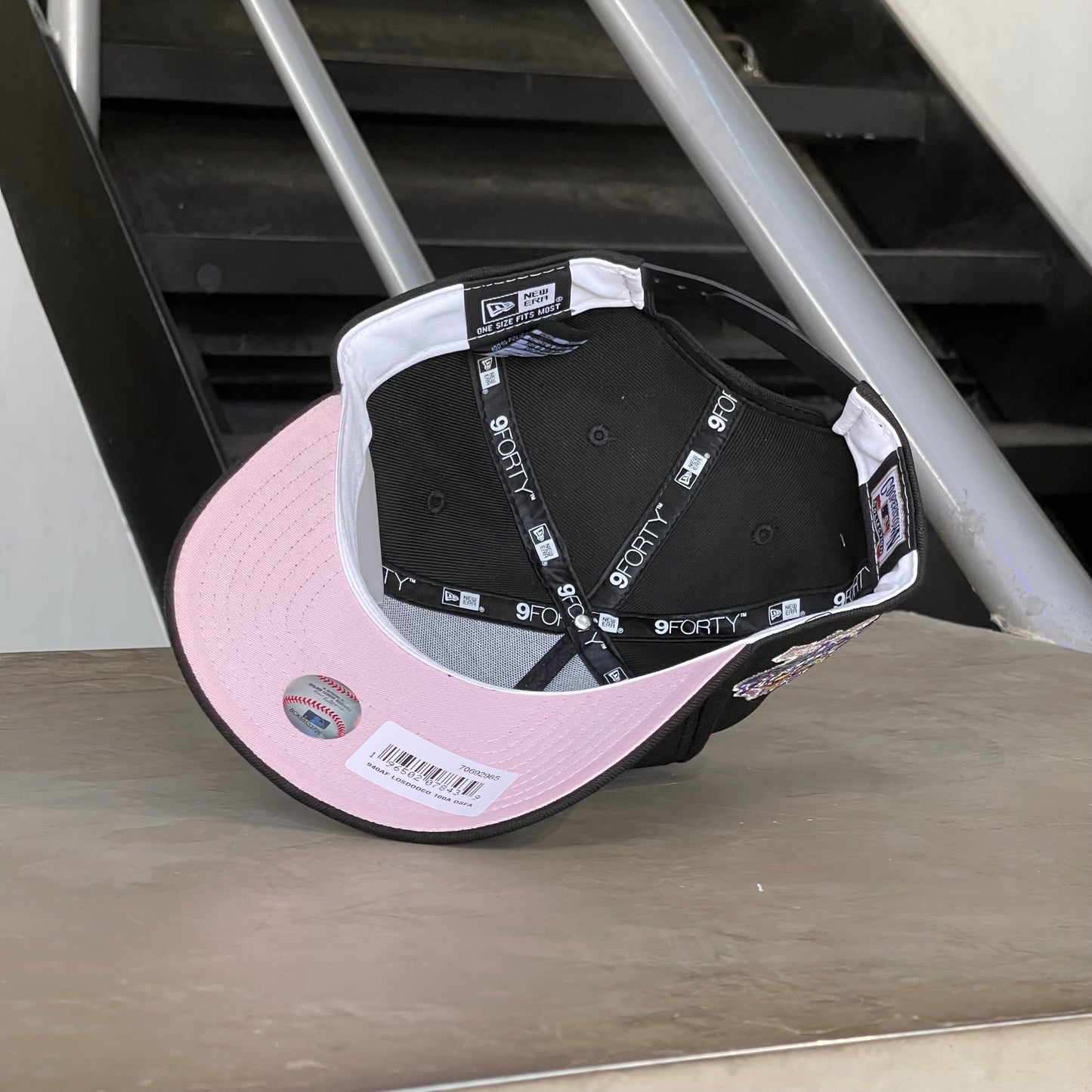 LOS ÁNGELES DODGERS 100 ANNIVERSARY PINK 9FORTY AJUSTABLE