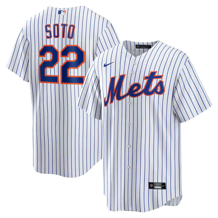CASACA NEW YORK METS MLB SOTO 22 BLANCA VERSIÓN FAN