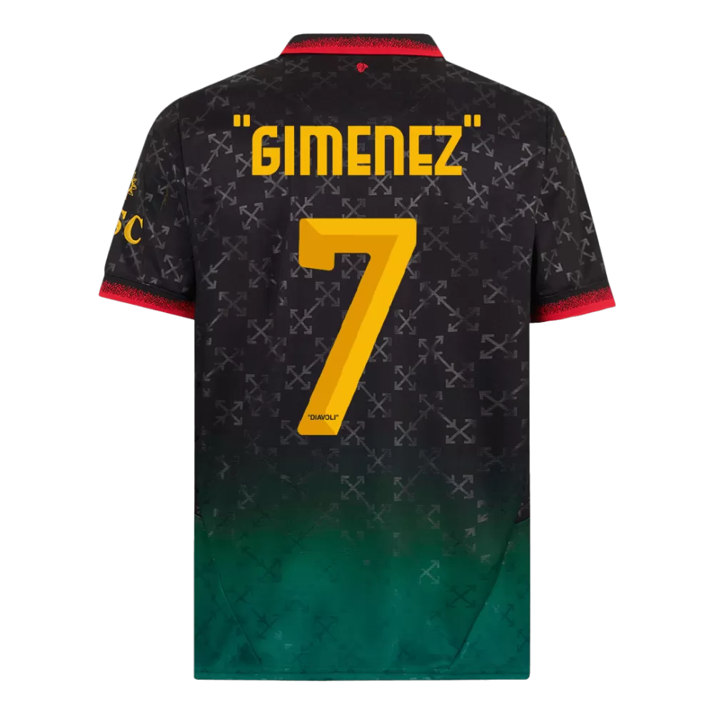 JERSEY MILAN X OFF WHITE “GIMENEZ 7” VERSIÓN FAN