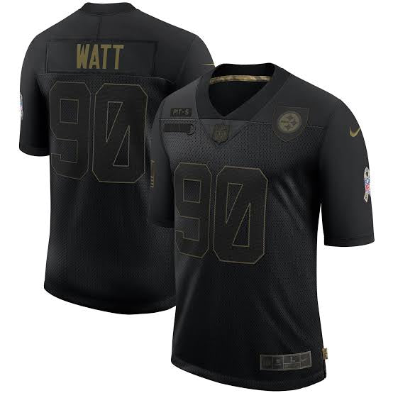 NFL PITTSBURGH STEELERS ARMED FORCES “WATT 90” ON FIELD