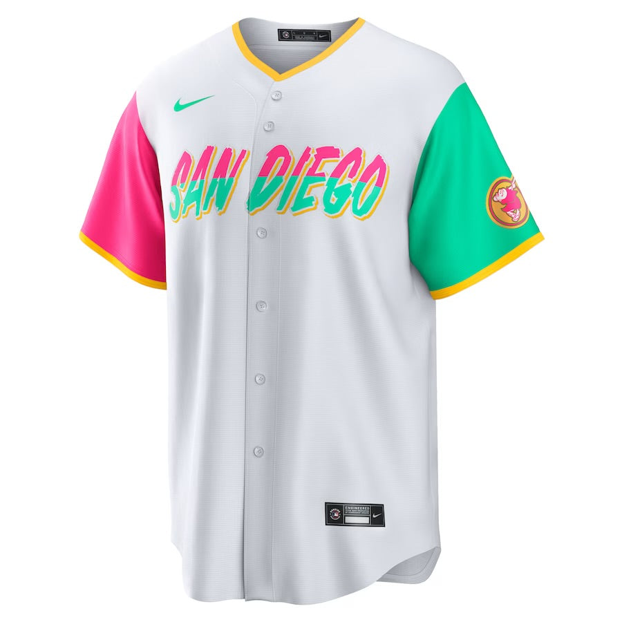 CASACA SAN DIEGO PADRES MLB TATIS JR 23 CITY CONNECT VERSIÓN FAN