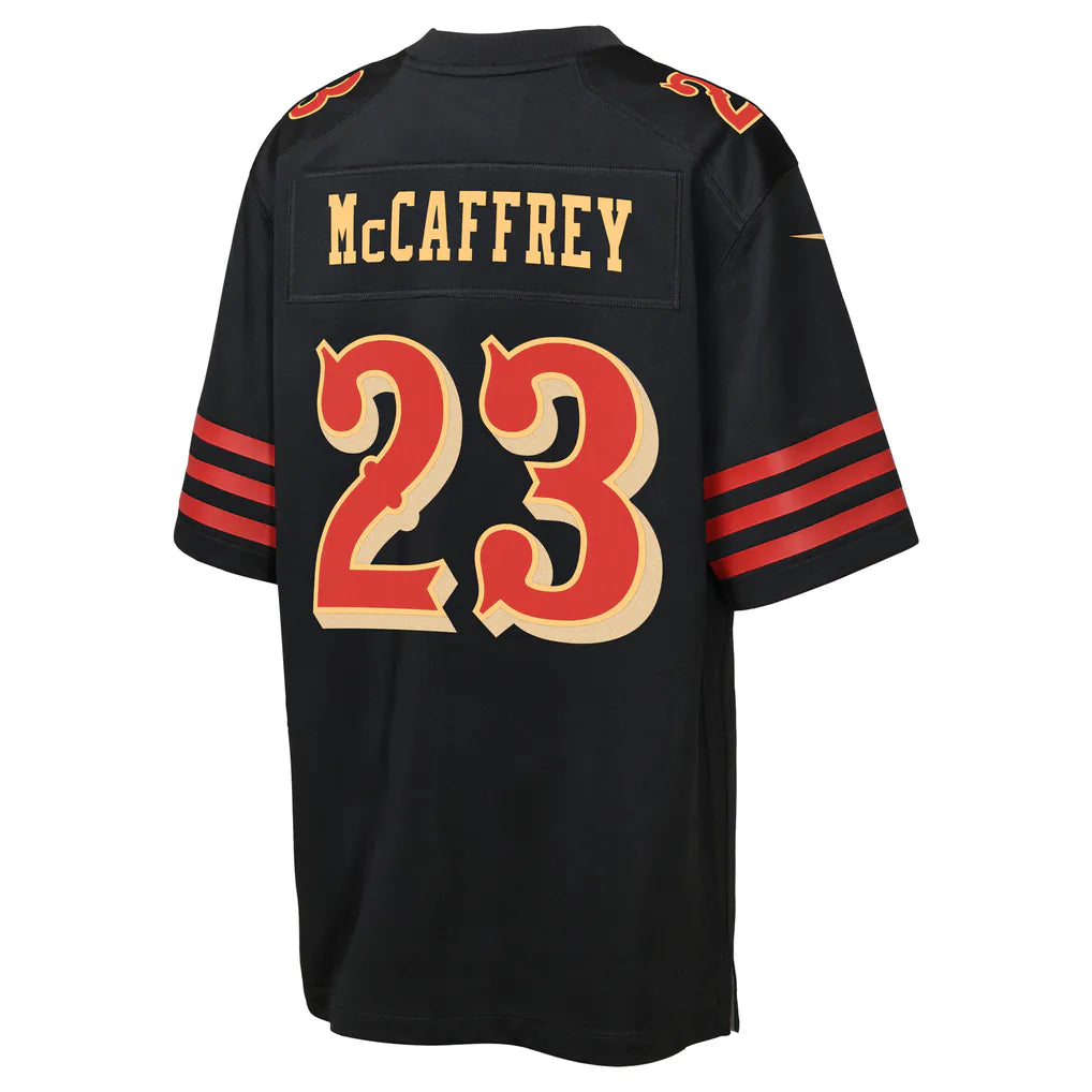 JERSEY SAN FRANCISCO 49ERS NEGRA “McCAFFREY” PARA NIÑO