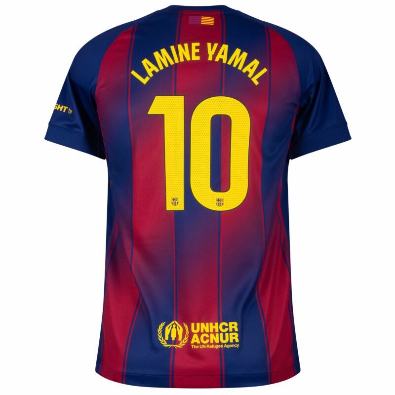JERSEY BARCELONA 2025 “LAMINE YAMAL 10” VERSIÓN FAN