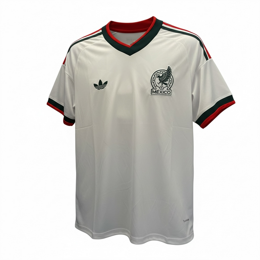 JERSEY VERSIÓN AFICIONADO BLANCA, MÉXICO MUNDIAL 2026