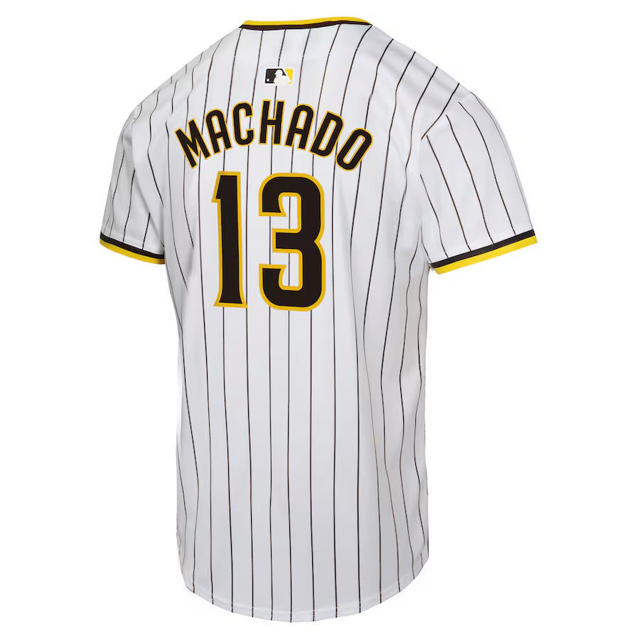 CASACA SAN DIEGO PADRES MLB MACHADO 13 BLANCA VERSIÓN FAN