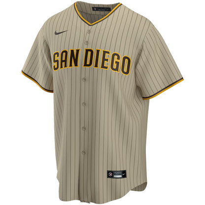 CASACA SAN DIEGO PADRES MLB TATIS JR 23 CAFÉ VERSIÓN FAN