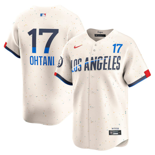CASACA LOS ÁNGELES DODGERS MLB 17 OHTANI CITY CONNECT VERSIÓN FAN