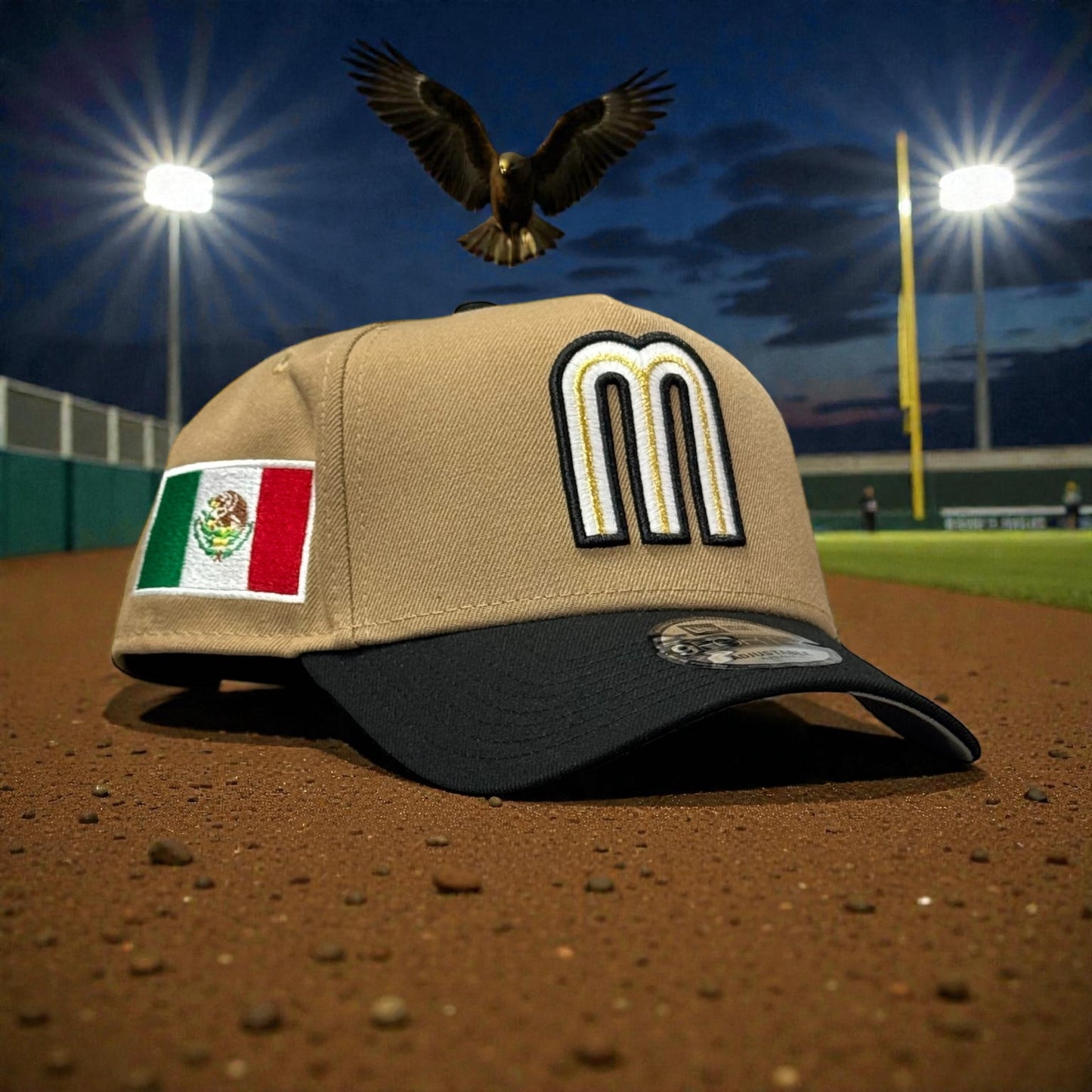 MÉXICO 2026 WBC CAFÉ Y NEGRO 9FORTY AJUSTABLE