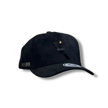 GORRA PLACA LA BAJA PENÍNSULA 686 FULL BLACK FULL GAMUZA