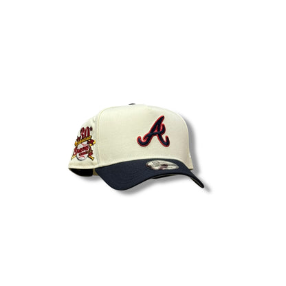 ATLANTA BRAVES 30 SEASON OFF WHITE A-FRAME AJUSTABLE