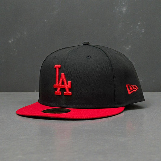 LOS ANGELES DODGERS NEGRO Y ROJO CLÁSICA