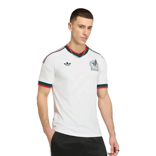 JERSEY VERSIÓN AFICIONADO BLANCA, MÉXICO MUNDIAL 2026