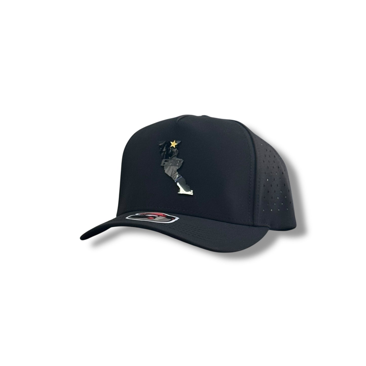 GORRA PLACA PENÍNSULA BAJA CALIFORNIA “686” MEXICALI FULL BLACK MICROPERFORADA