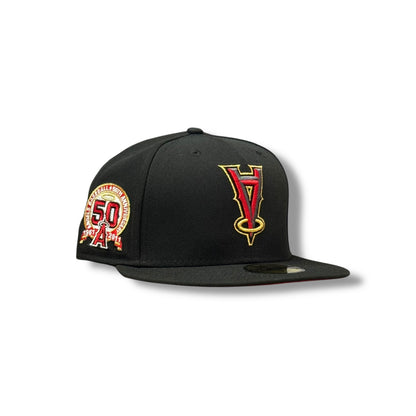 ANAHEIM ANGELS UPSIDE DOWN GOLD RED EXCLUSIVA