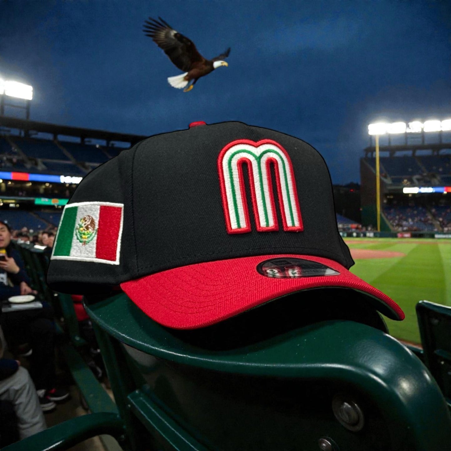 MÉXICO 2026 WBC NEGRO Y ROJO 9FORTY AJUSTABLE