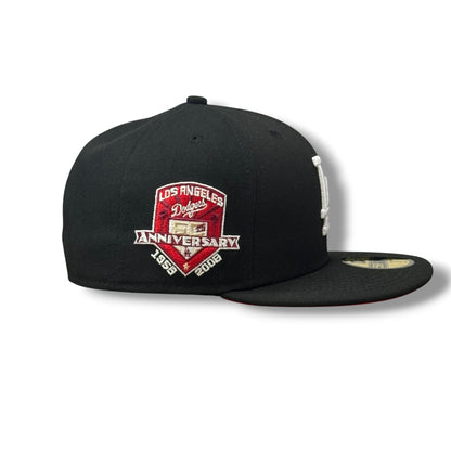 LOS ANGELES DODGERS 50 ANNIVERSARY BLACK RED EXCLUSIVA