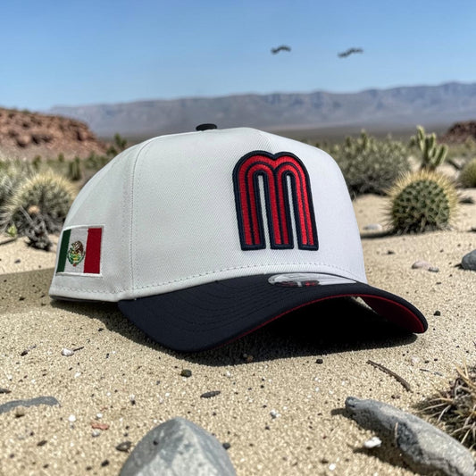 MÉXICO OFF WHITE NAVY 9FORTY AJUSTABLE