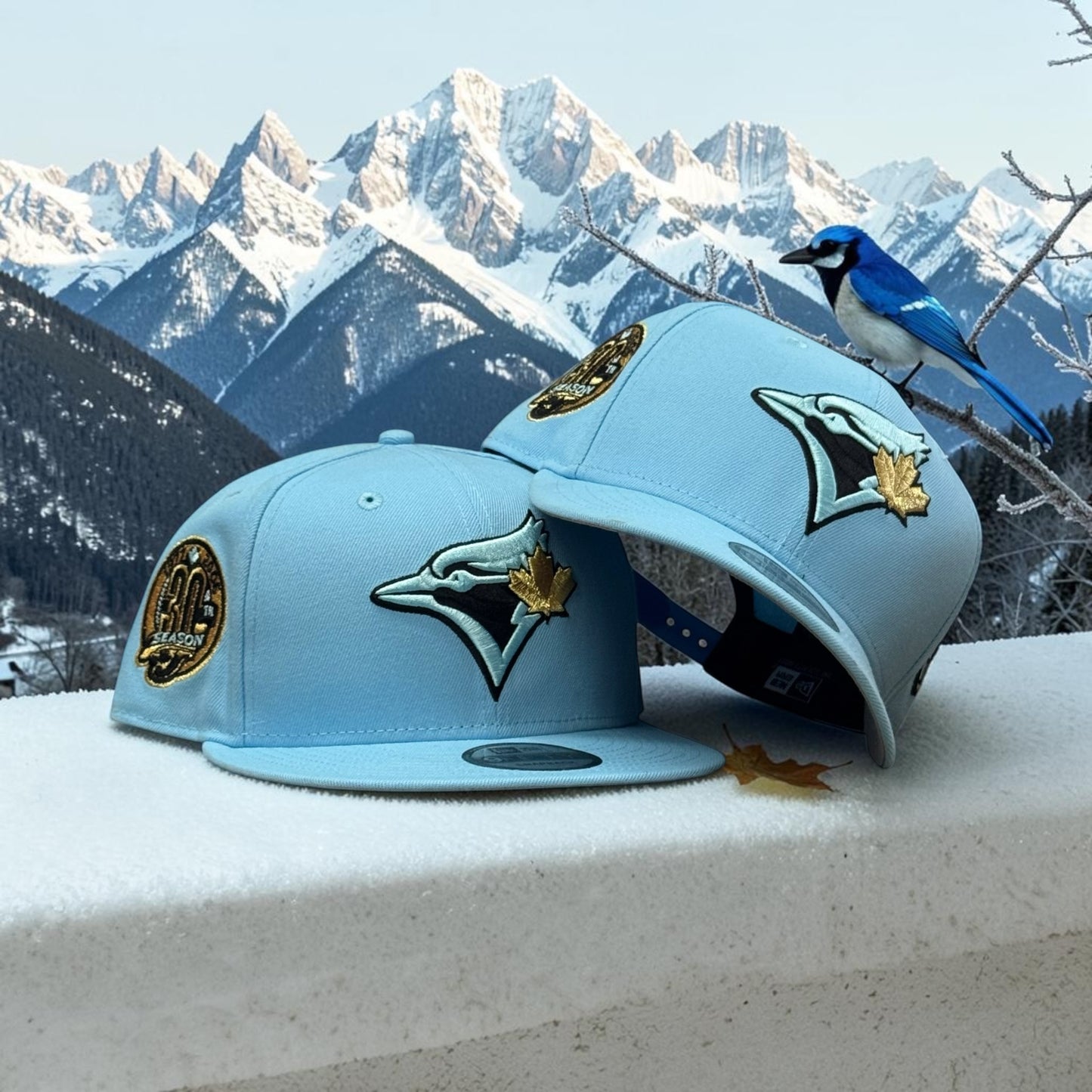 TORONTO BLUE JAYS SKY BLUE GOLD 30 ANNIVERSARY AJUSTABLE