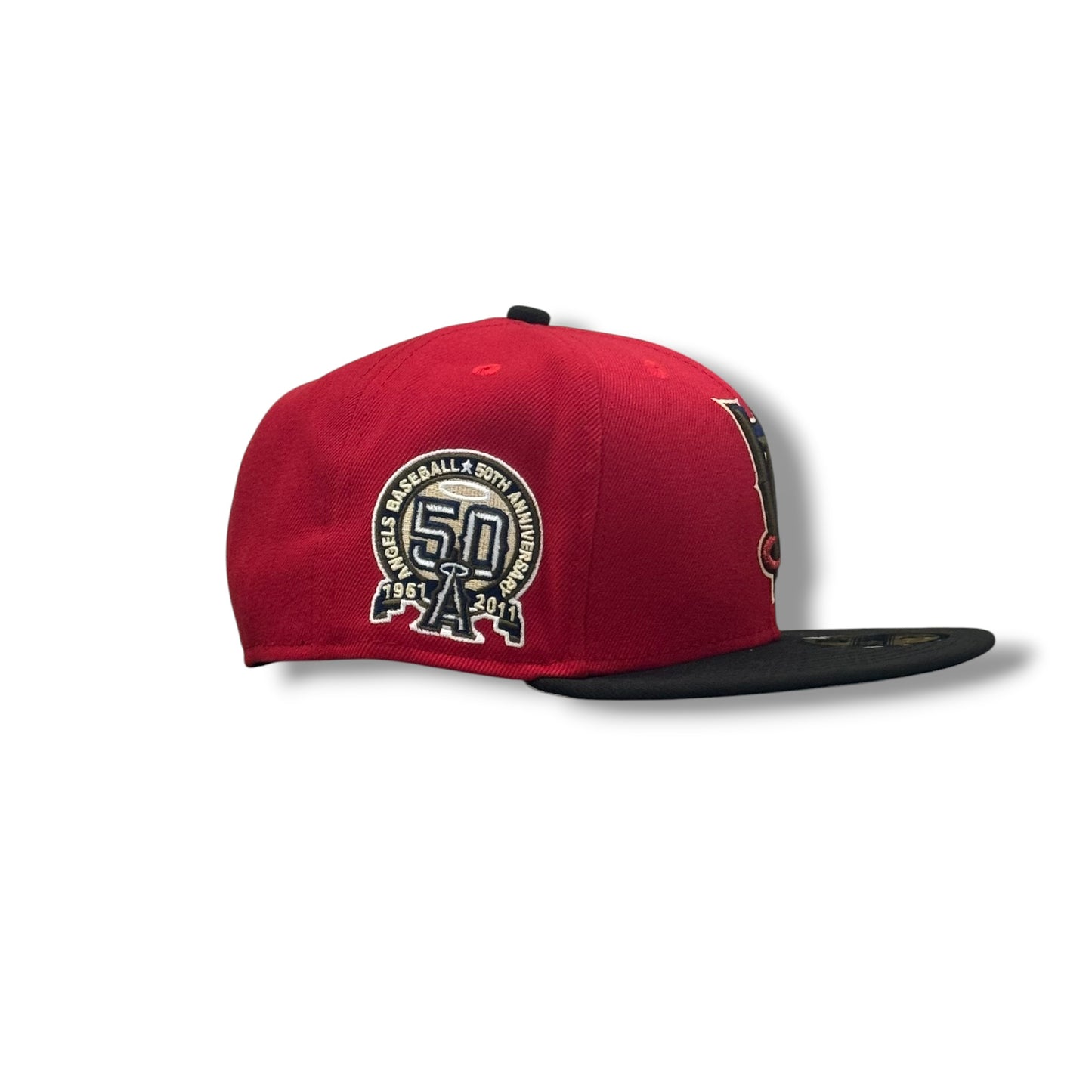 ANAHEIM ANGELS UPSIDE DOWN ROJO/NEGRO EXCLUSIVA