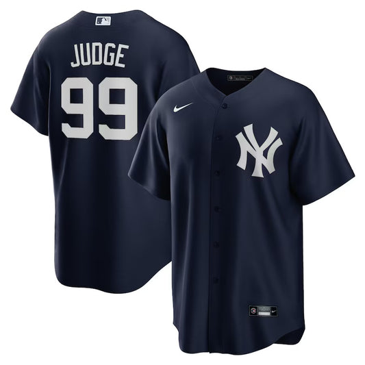 CASACA NEW YORK YANKEES MLB AARON JUDGE 99 AZUL MARINO VERSIÓN FAN
