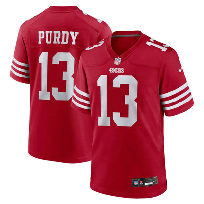 NFL SAN FRANCISCO 49ers ROJA “PURDY 13” ON FIELD