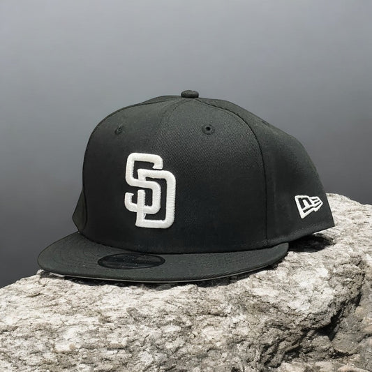 SAN DIEGO PADRES BLANCO Y NEGRO CLÁSICA AJUSTABLE