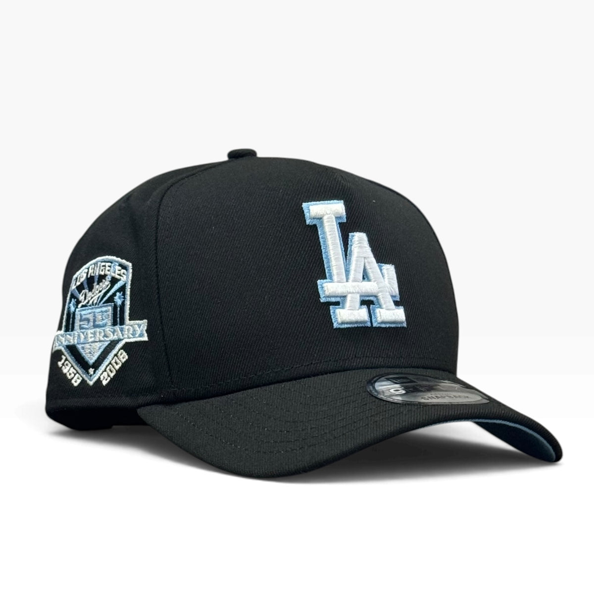 LOS ANGELES DODGERS NEGRO CON AZUL CIELO A FRAME AJUSTABLE