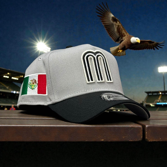 MÉXICO 2026 WBC GRIS Y NEGRO 9FORTY AJUSTABLE