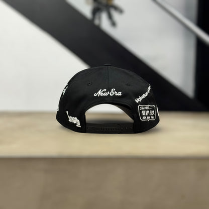 MÉXICO ALL OVER BLACK & WHITE 9FORTY AJUSTABLE