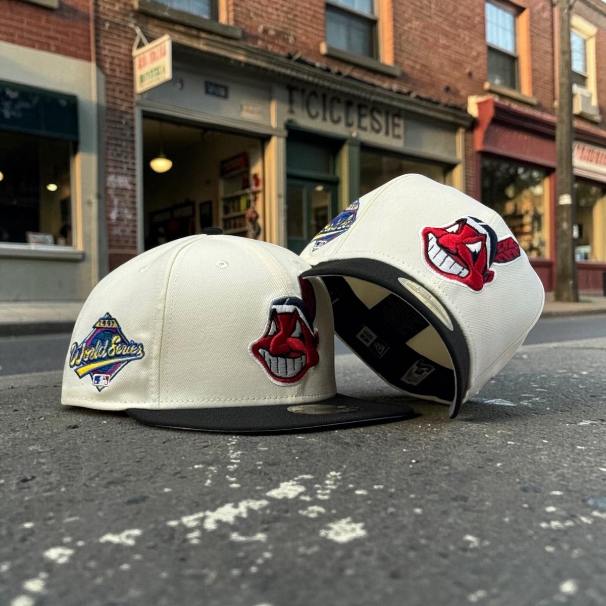 INDIOS DE CLEVELAND CHIEFF WAHOO OFF WHITE 1997 WS