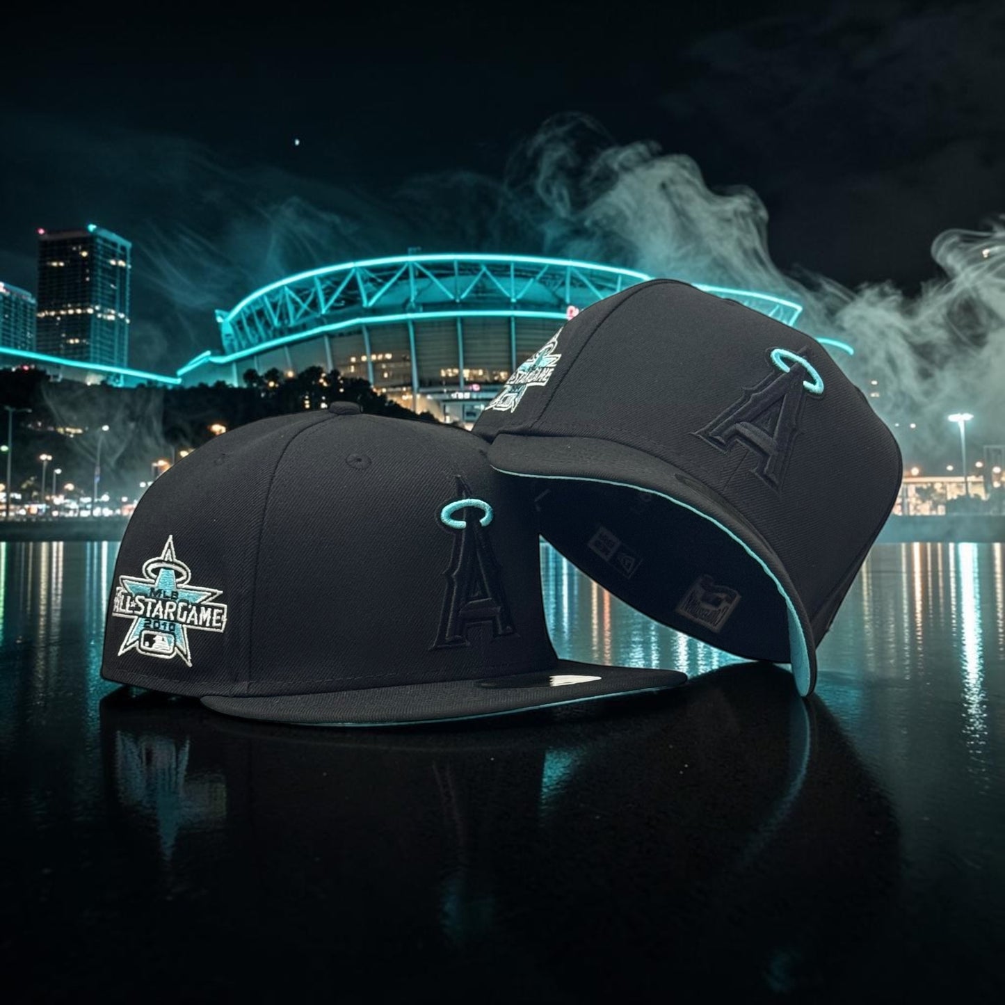 ANAHEIM ANGELS 2010 ASG BLACK/ AQUA