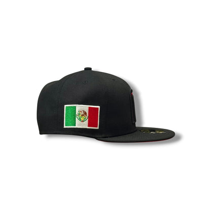 Gorra México rojo y negro