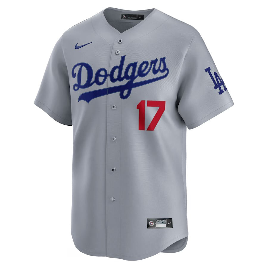 CASACA LOS ÁNGELES DODGERS MLB 17 OHTANI GRIS VERSIÓN FAN