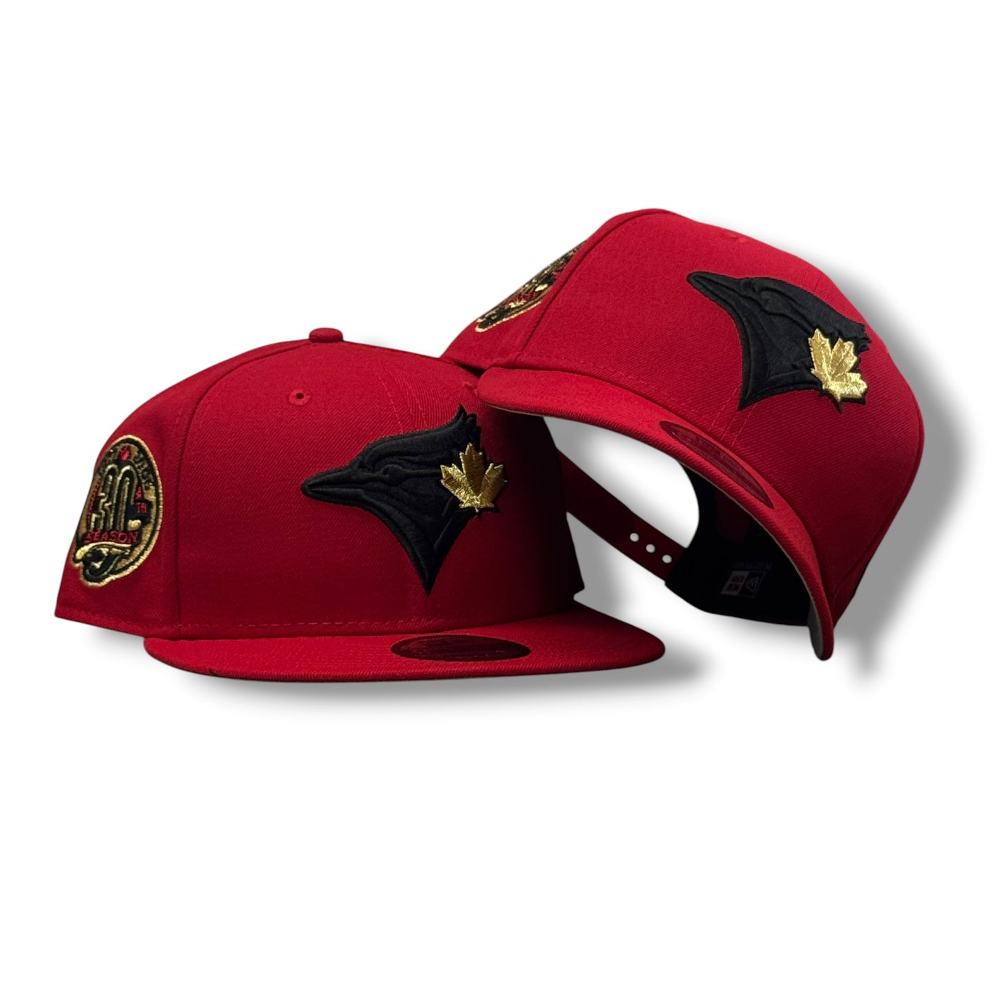 TORONTO BLUE JAYS RED FERRARI GOLD 30 ANNIVERSARY AJUSTABLE