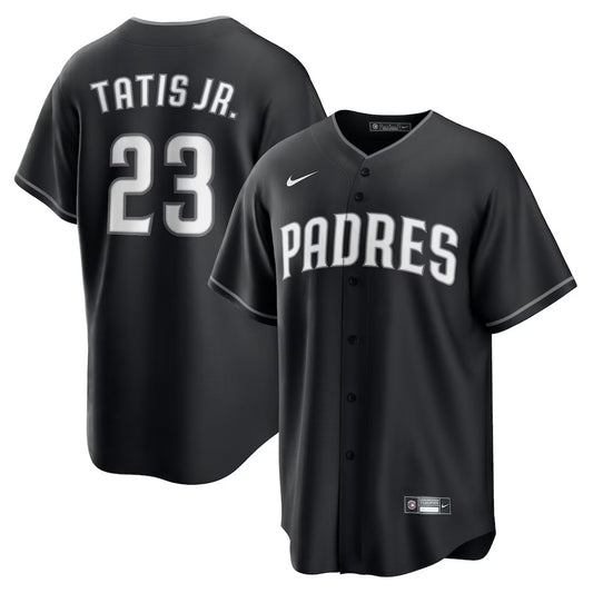 CASACA SAN DIEGO PADRES NEGRA “TATIS JR 23”