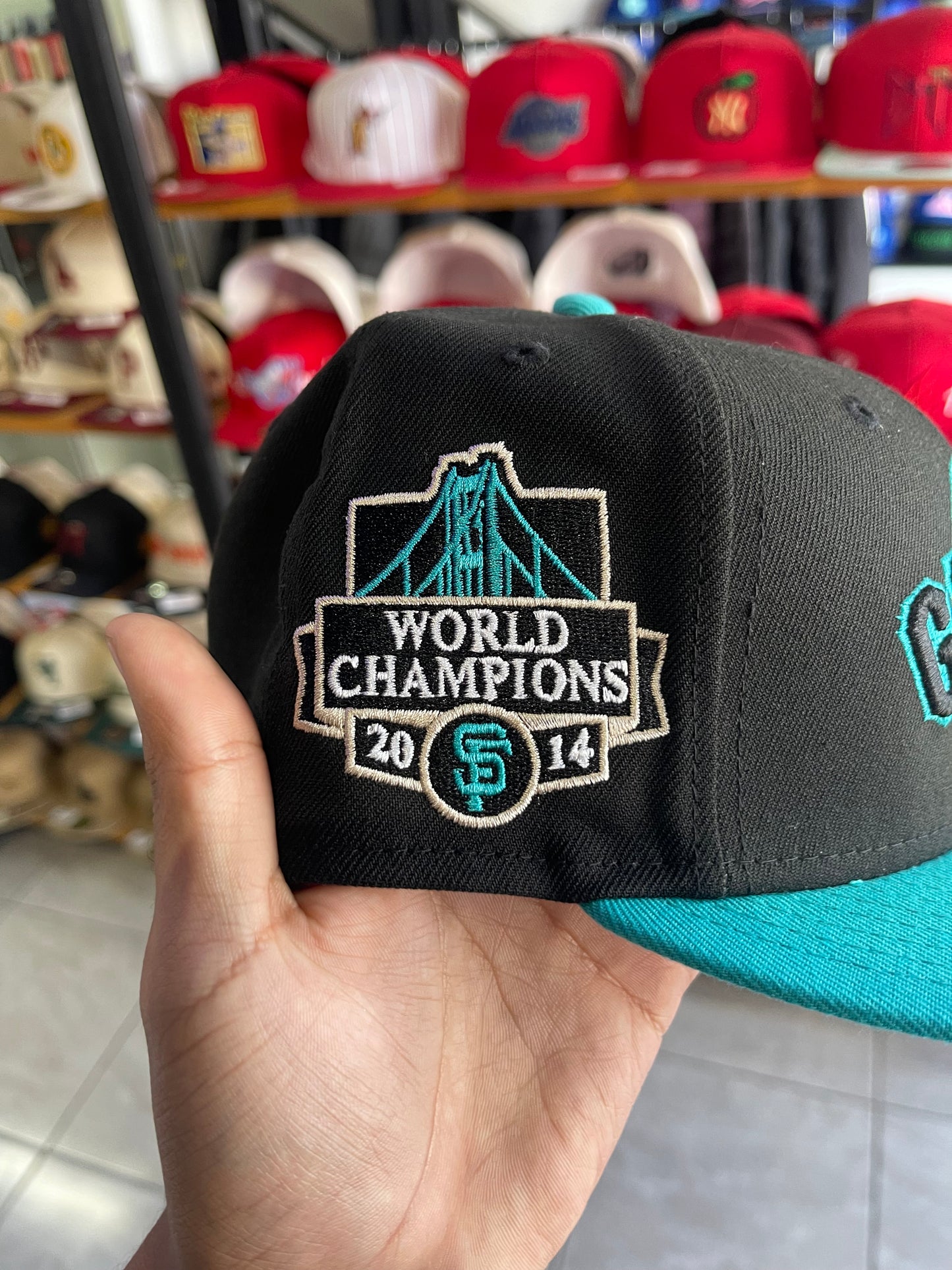 SF GIANTS 2014 WORLD CHAMPIONS EXCLUSIVA