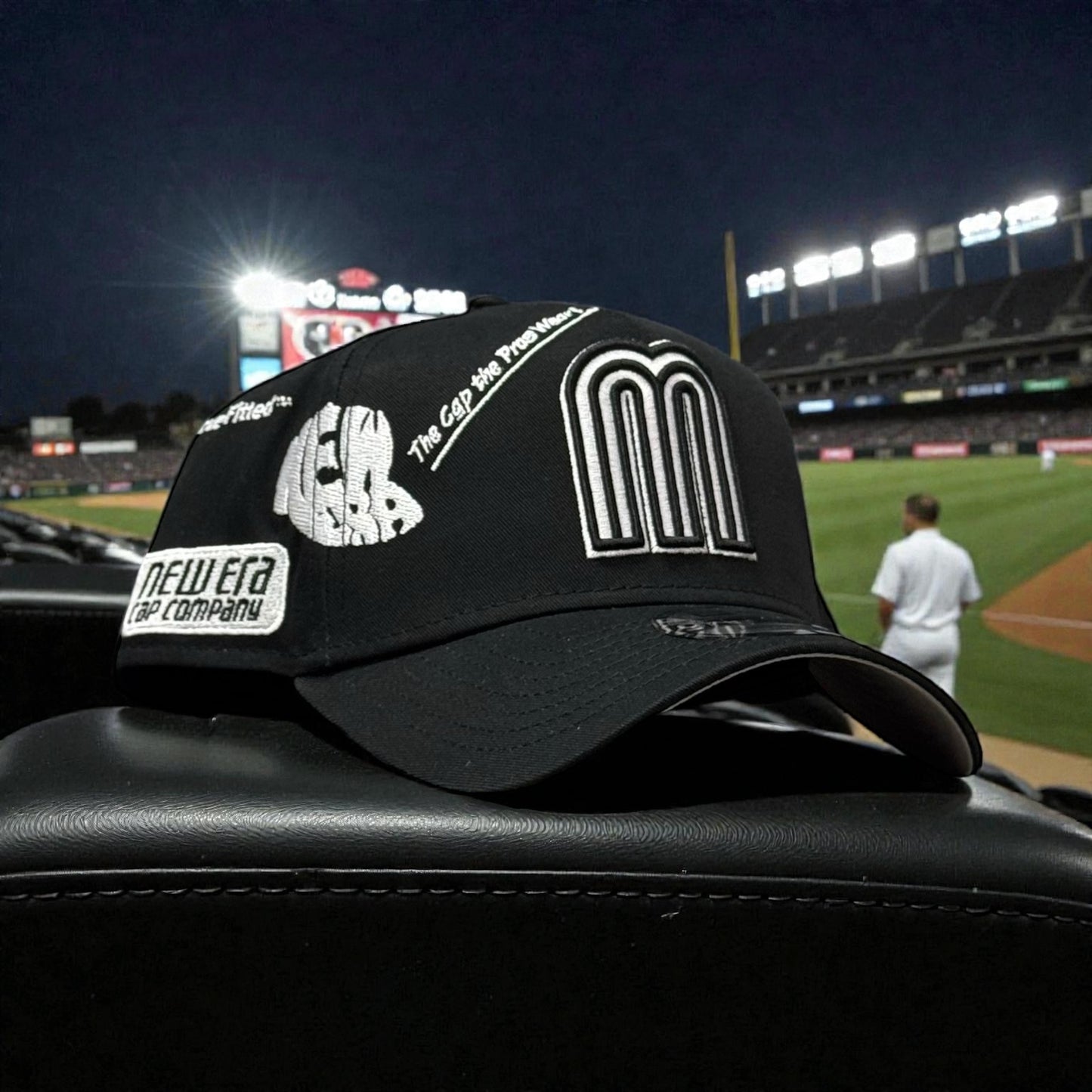 MÉXICO ALL OVER BLACK & WHITE 9FORTY AJUSTABLE