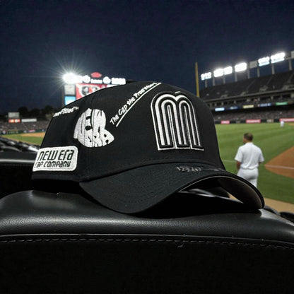 MÉXICO ALL OVER BLACK & WHITE 9FORTY AJUSTABLE