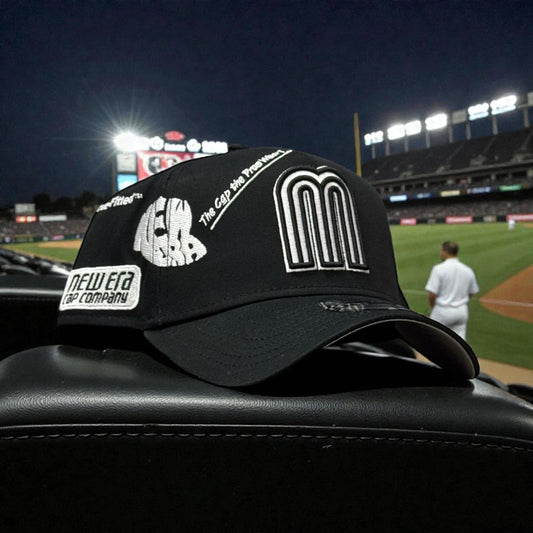 MÉXICO ALL OVER BLACK & WHITE 9FORTY AJUSTABLE