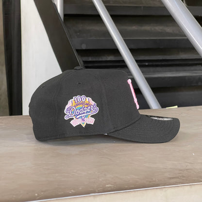 LOS ÁNGELES DODGERS 100 ANNIVERSARY PINK 9FORTY AJUSTABLE