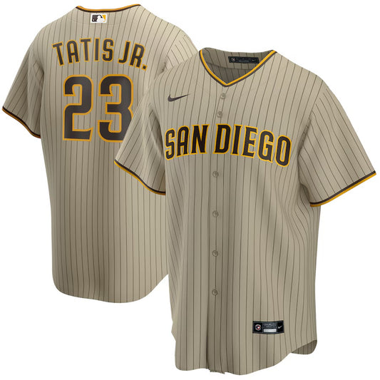 CASACA SAN DIEGO PADRES MLB TATIS JR 23 CAFÉ VERSIÓN FAN