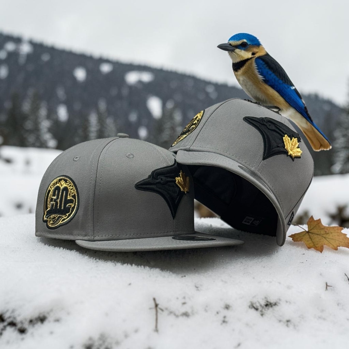 TORONTO BLUE JAYS 30 YEARS GRIS/ DORADO AJUSTABLE