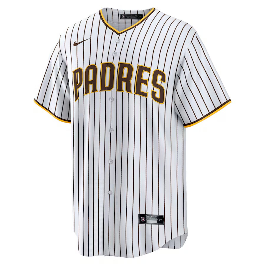 CASACA SAN DIEGO PADRES MLB TATIS JR 23 BLANCA VERSIÓN FAN